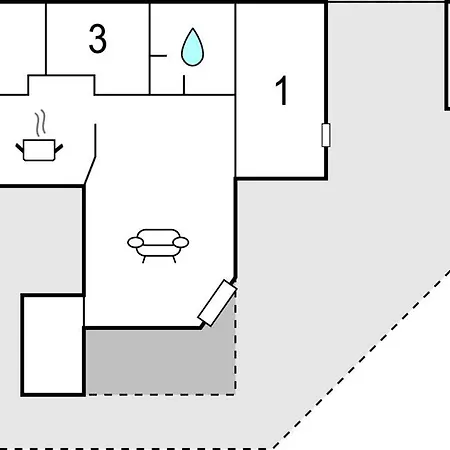Ferienhaus Three-bedroom With A Fireplace In *
